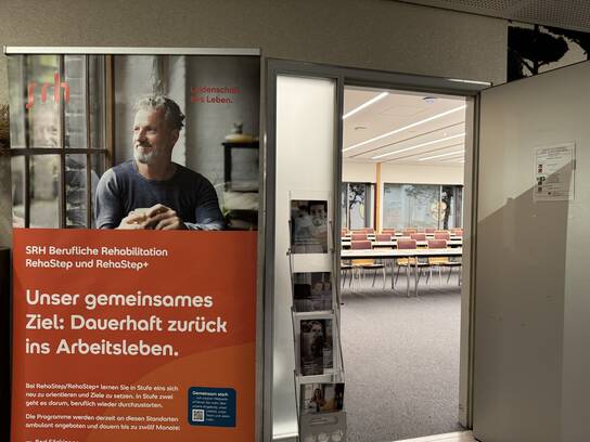 Eingang Konferenzraum Fachtagung Kliniksozialdienste