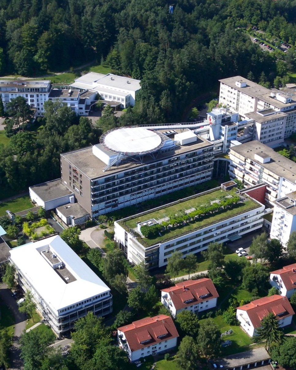 Luftbild des BBRZ und der RPK in Karlsbad