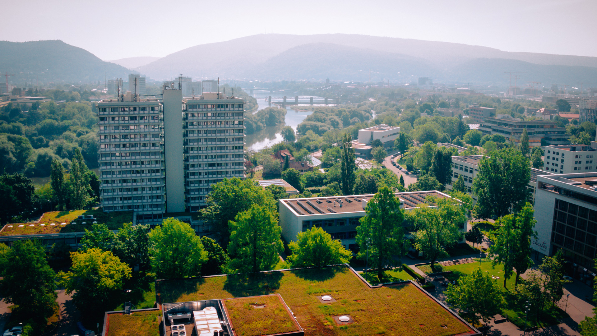 Luftbild SRH Campusgelände