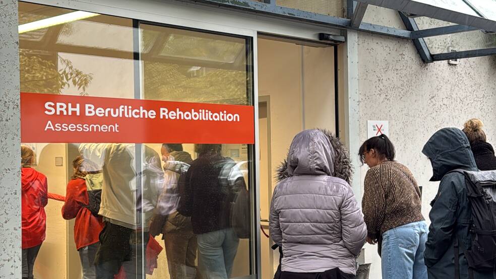 RehaAssessment Besuch während des Rundgangs